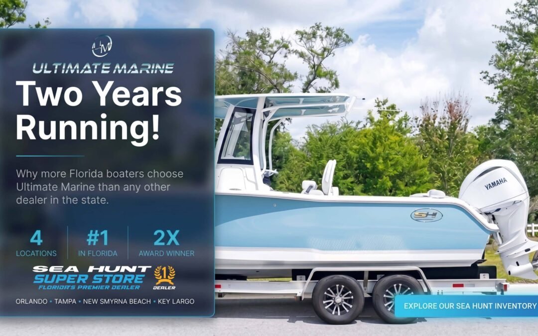 Florida’s #1 Sea Hunt Dealer: Ultimate Marine, America’s #2 and Winner of Sea Hunt’s Top Platinum Dealer Award (2024 & 2025)