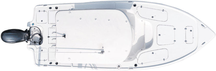 Sea Hunt BX 22 BR, top-down view