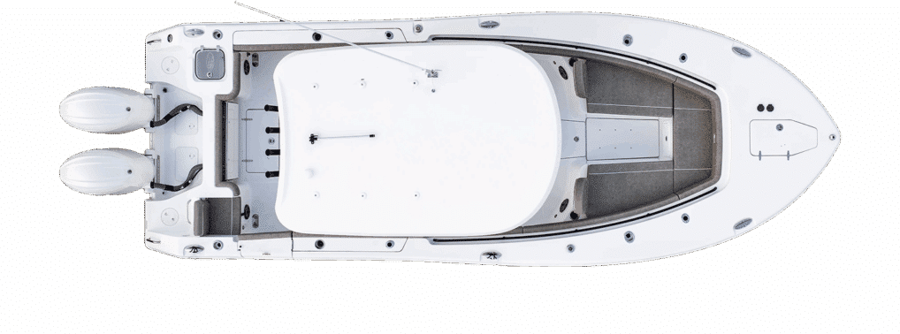 Sea Hunt Gamefish 25, top-down view