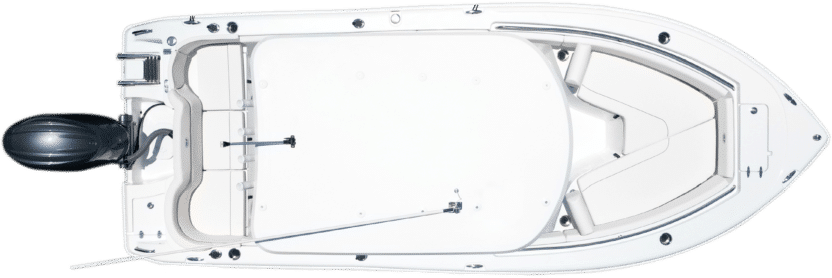 Sea Hunt Ultra 219, top-down view