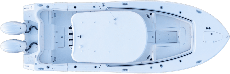 Sea Hunt Ultra 265 SE, top-down view